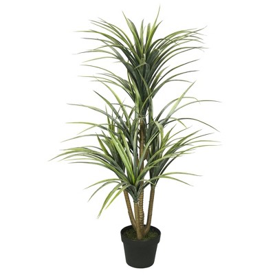 40" Artificial Plastic Yucca with Pot - Vickerman