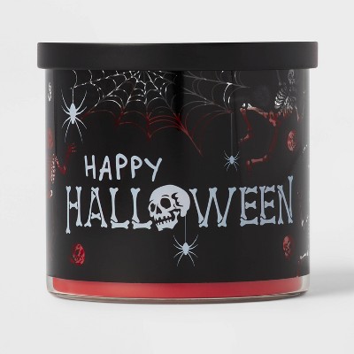 15oz Lidded Glass Jar Happy Halloween Candle - Hyde & EEK! Boutique™