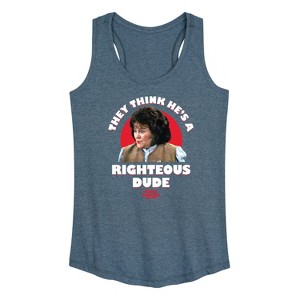 Women's - Ferris Bueller's Day Off - Bueller Bueller Bueller Graphic Racerback Tank - 1 of 4