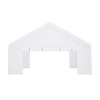 Outdoor 16×32 FT Party Tent, Large Wedding Event Shelters with Storage Bags & Removable Sidewalls, Commercial Tents for Parties-Coolbibila - 4 of 4