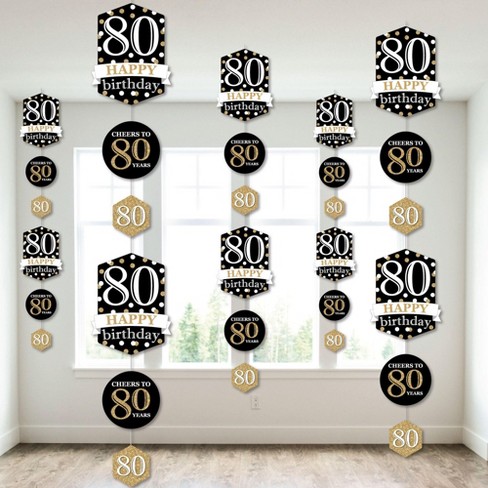 80th birthday decoration ideas