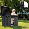 Kumasinova 32"/43" Easy-Assemble Dog Crate with Weatherproof Roof,Spacious Small/Medium Dog Crate Interior with Open-Top,Dog Kennel Indoor Furniture - 3 of 4