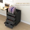 XIYUYEU 3-Drawer File Cabinet with Wheels Mobile Filing Under Desk Storage with Removable Tray - 3 of 4