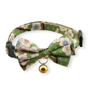 Necoichi Hanami Bow Tie Cat Collar - 1 of 4