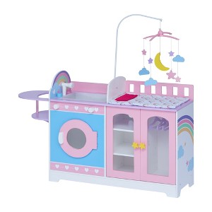 Olivia's Little World Wooden Baby Doll Changing Station - 1 of 4