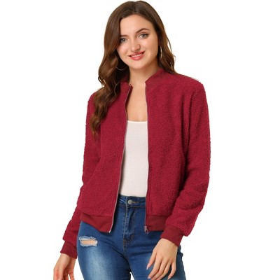 maroon jacket for ladies