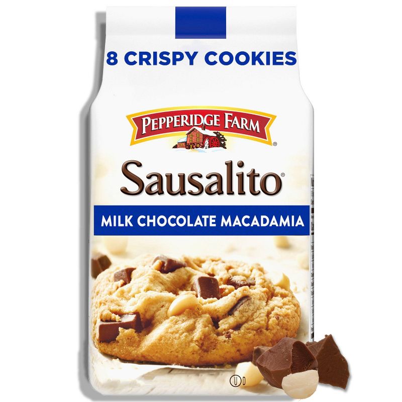 Pepperidge Farm Sausalito Crispy Milk Chocolate Macadamia Cookies - 7.2oz, 1 of 11