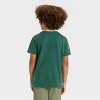 Boys' Short Sleeve Washed Pocket T-Shirt - Cat & Jack™ Navy Blue - 2 of 3