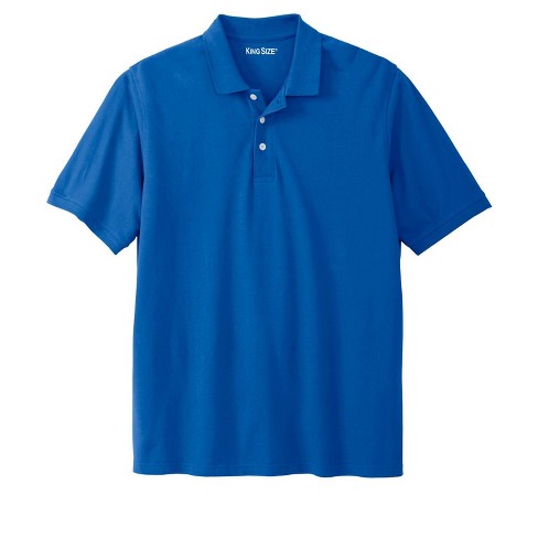 Plus size royal hot sale blue polo shirts