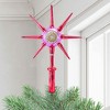 Cody Foster 12.5 Inch Star Of Whimsy Tree Topper Pink/Lavender Christmas Tree Topper , Christmas Decor Finial Reflector (1PC) - 2 of 4