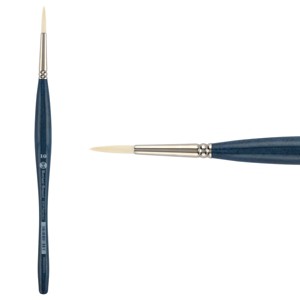 Borciani e Bonazzi Unico Bianco Synthetic Series 830 Paint Brush, Round 10 - Acrylic, Oil, Gel, Impasso Painting - Ergonomic Handle, Cruelty-Free, - 1 of 4