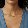 Anna-Kaci Women's Bow Pendant Necklace with Polished Metal Finish and Minimalist Chain Design for Everyday Feminine Style - Gold - 3 of 4