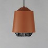 ET2 Lighting Phoenix 1 - Light Pendant in  Brick/Black - 3 of 3