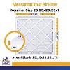 Filter King 23.25x29.25x1 Air Filter | 4-PACK | MERV 13 HVAC Pleated A/C Furnace Filters | MADE IN USA | Actual Size: 23.25 x 29.25 x .75" - 2 of 4