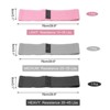 Unique Bargains Elastic Non-Slip Exercise Loops with Bag and Instruction Booty Resistance Bands 3 Pcs - 2 of 3