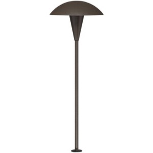 John Timberland Large Mushroom 18" High Bronze Low Voltage LED Path Light - 1 of 4