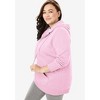 Woman Within Plus Size Better Fleece Zip-Front Hoodie - 4 of 4