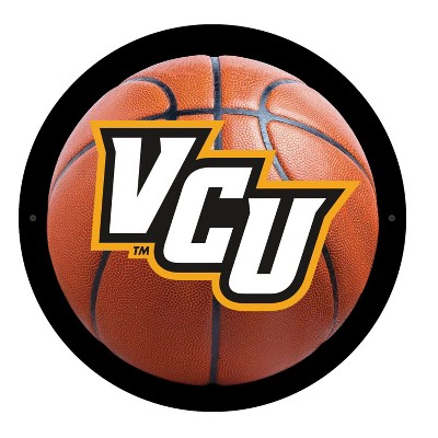 Evergreen Ultra-Thin Edgelight LED Wall Decor, Basketball, VCU- 15 x 15 Inches Made In USA