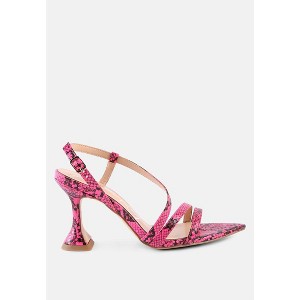 Cherry Tart Snake Print Spool Heel Women Sandals - 1 of 4
