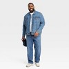Men's Midwash Denim Trucker Jacket - Goodfellow & Co™ Blue : Target