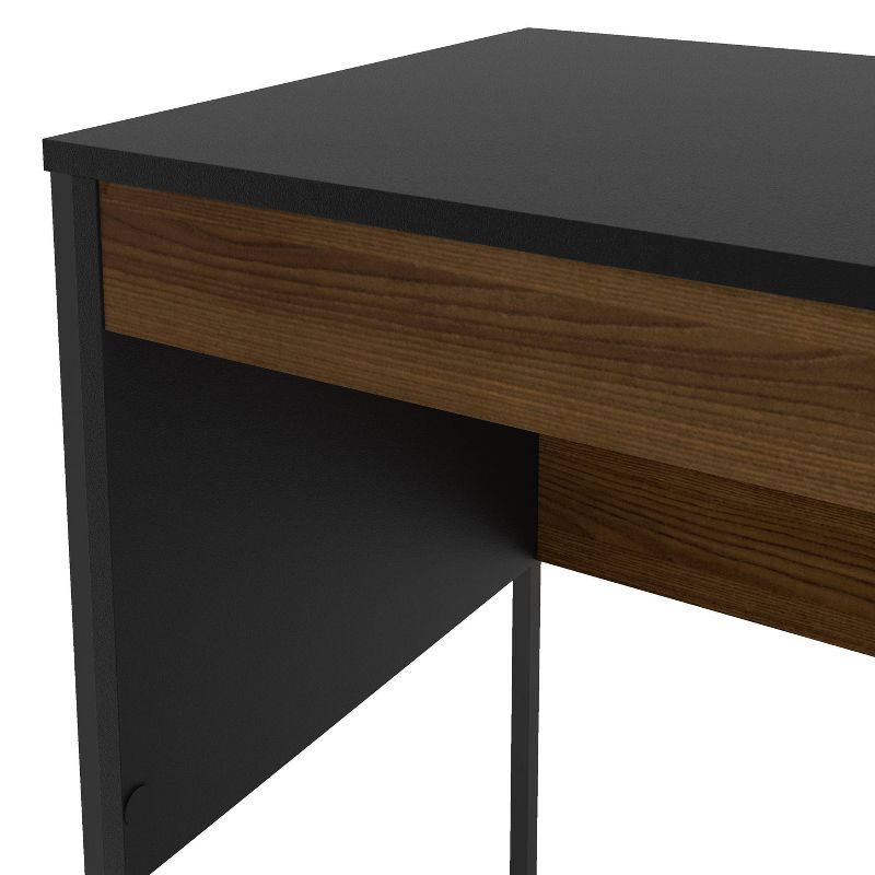 Mallorca Desk Black/Dark Brown - Polifurniture, 3 of 10