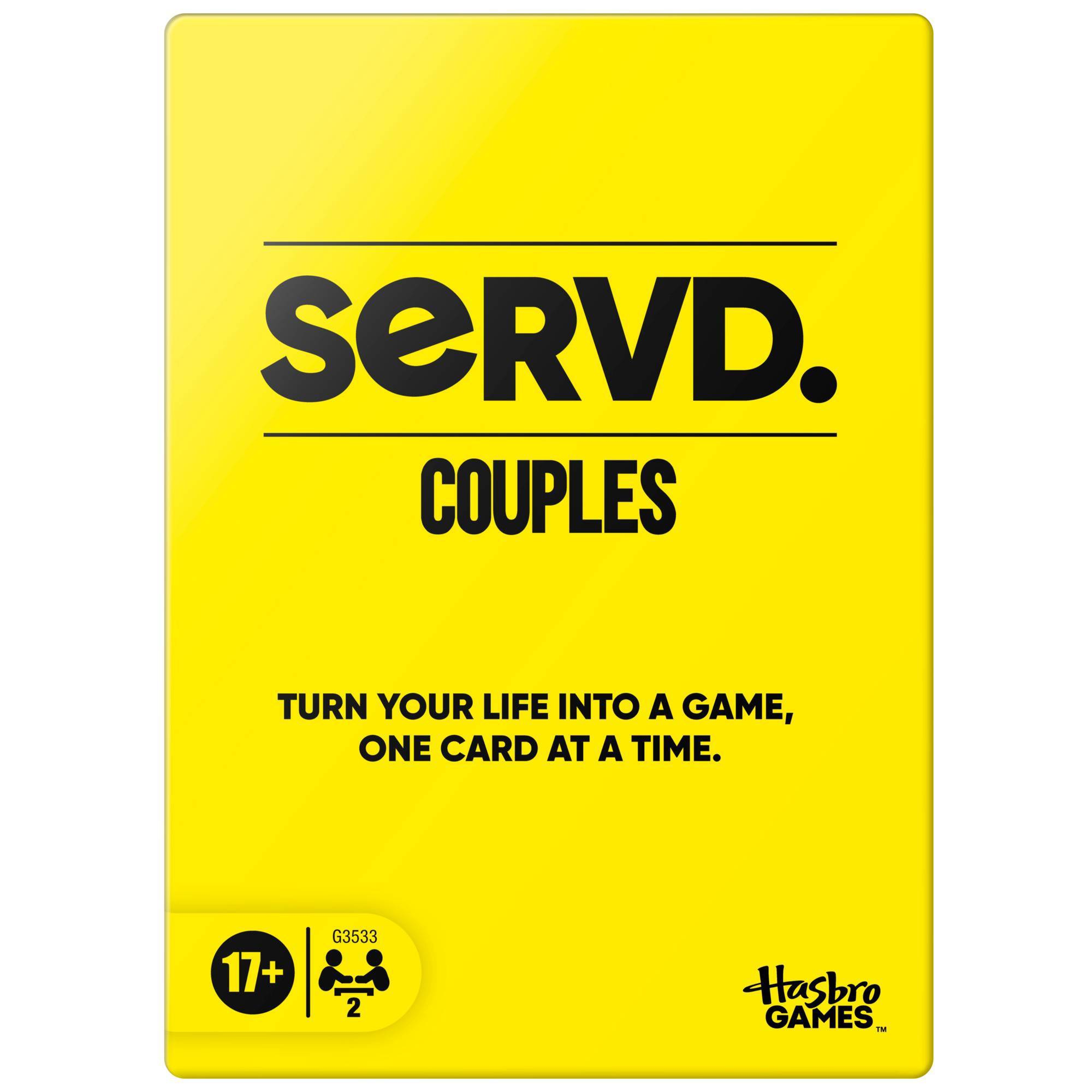 SERVD Couples Card Game, Fun Valentine’s Day Gift for Couples