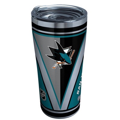 NHL San Jose Sharks 20oz Power Skate Stainless Steel Tumbler with Lid