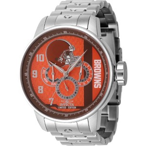 Invicta 45138 Men's NFL Cleveland Browns Quartz Bracelet Watch - 1 of 1