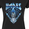 Women's - Disney Villains - Hades Glam Rock Juniors Fitted Graphic T-Shirt - 2 of 3