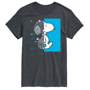 Men's - Peanuts - Snoopy Wire Frame Short Sleeve Graphic T-Shirt - 1 of 4