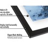 Americanflat Black Floating Frame | Displays any size photo up to 8x10 inches. Lead Free Glass. Hanging Hardware Included! - 3 of 4