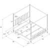 DHP Jenny Lind Metal Canopy Bed - 4 of 4
