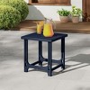 WestinTrends Azura Outdoor 18" HDPE Square Adirondack Patio Side Table - 2 of 4