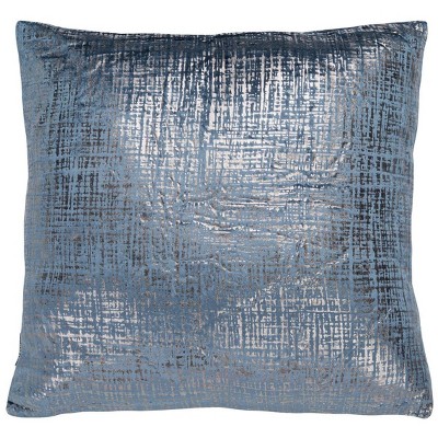 Norlia Pillow - Blue/Gold - 18"X18" - Safavieh