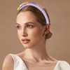 Unique Bargains Gilr's Elegant Flower-shaped Headbands 5.51"x4.72"x0.83" 1 Pc - 2 of 3