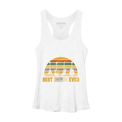 Women's Design By Humans Best Guitar Dad Ever Music Guitar Chord By BaoMinh Racerback Tank Top