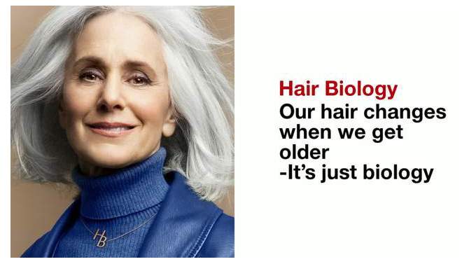 Hair Biology Biotin Strengthening and Revitalizing Shampoo Color Safe for Coarse, Gray and Aging Hair - 12.2 fl oz, 2 of 15, play video
