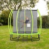 BestMassage Trampoline 8/14FT  Round Outdoor Trampolines with Safety Enclosure Net Safe ASTM Certified Family Fun for Kids and Adults - 2 of 4