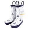 Hudson Baby Infant Boy Rain Boots, Sailboat - 2 of 4