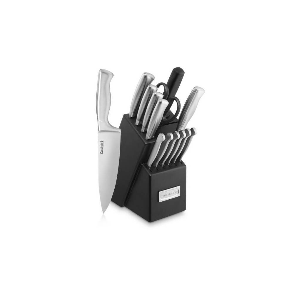 Photos - Knife Set Cuisinart 15pc Stainless Steel Cutlery Block Set - C77SS-15PK 