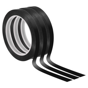 Unique Bargains Adhesive Versatile Durable DIY Art Whiteboard Tape 3 Pcs - 1 of 4