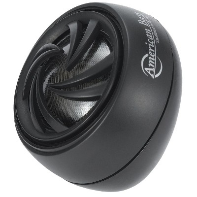 American Bass SQ T2 Soft Aluminum Dome 120 Watt Neodymium Swivel Tweeter Speaker, 2 Pack with Butyl Rubber Surround and Woven Carbon Glass Fiber Cone