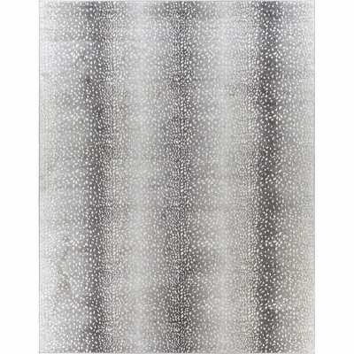 Hauteloom Pointblank Black&Gray Antelope Print Rug