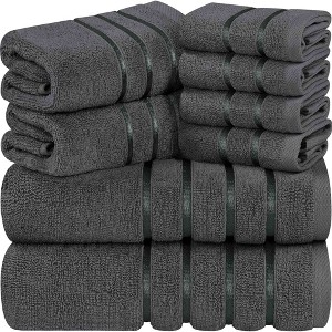 BAGOKIE 8 Piece Cotton Blend Towel Set - 1 of 4