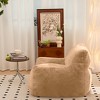 Lyngins Faux Fur Bean Bag Chairs for Kids and Adults,Comfy Lazy Chairs with Back Support and High-Density Shredded Foam for Living Room - 3 of 4