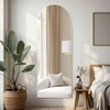 Arched Floor Mirror 57 inchx 20 inch Full Length Wall Mirror for Bedroom Dressing Room White Stand Full Body Mirror - 2 of 4