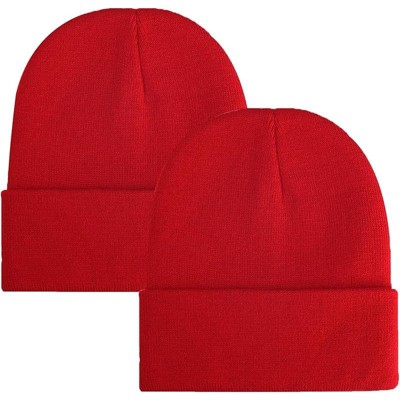 MSDC 2 Pack Beanie for Men Women Slouchy Beanie Hats Winter Knit Caps Soft Ski Hat Unisex