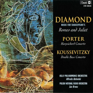 Various Artists - Diamond: Romeo And Juliet / Porter: Harpsichord Concerto / Koussevitsy : Double Bass Concerto (Various Artists) (CD) - 1 of 1