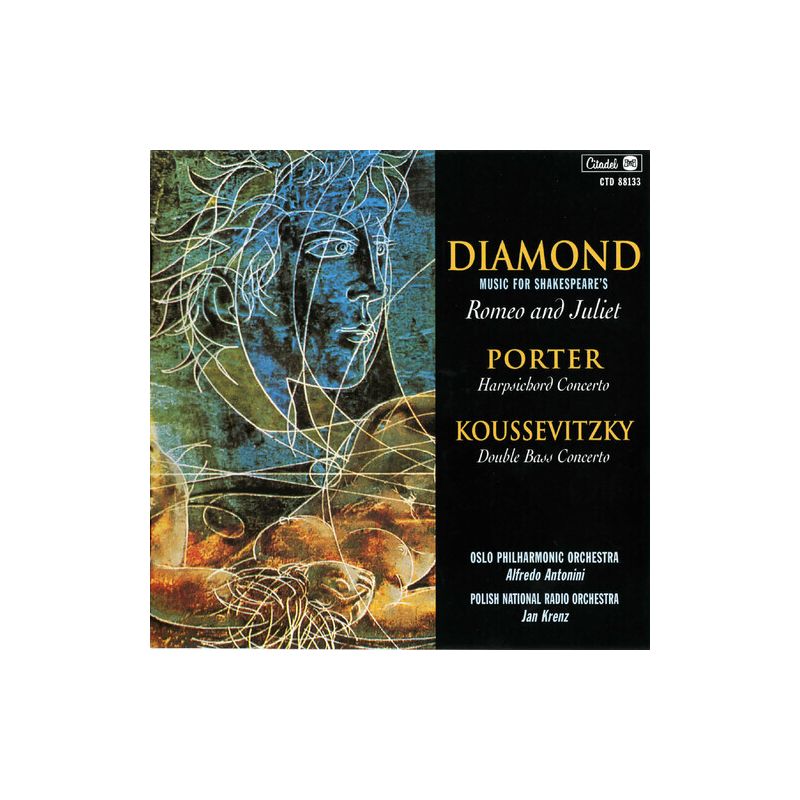 Various Artists - Diamond: Romeo And Juliet / Porter: Harpsichord Concerto / Koussevitsy : Double Bass Concerto (Various Artists) (CD), 1 of 2