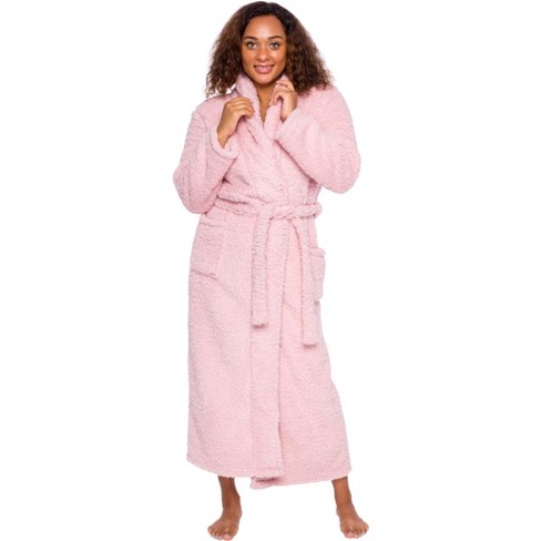 Silver Lilly Womens Luxury Sherpa Robe - Pink, Large/x Large : Target